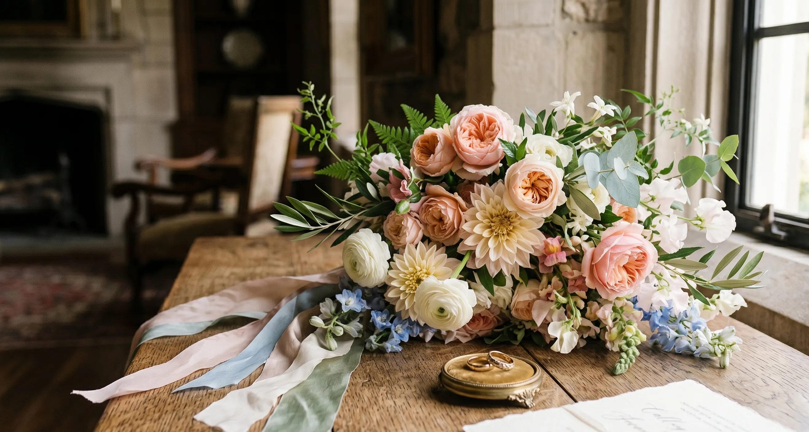 Bridal wedding bouquet